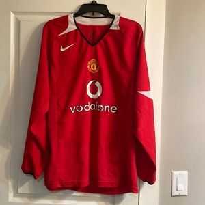 Nike Manchester United long sleeve jersey.